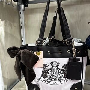 Juicy Couture Pink and Chocolate Daydreamer Scottie Dog